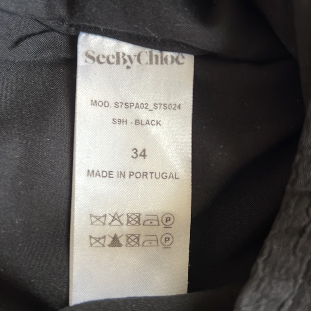 SEE by Chloe wide leg cropped pants - Picture 13 of 14